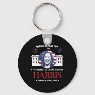Kamala Harris Inauguratiedag 2025 Madam 47th Pre Sleutelhanger