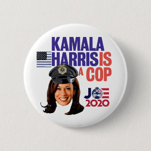 Kamala Harris is een agent Ronde Button 5,7 Cm