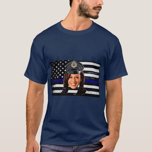 Kamala Harris is een agent T-shirt (Voorkant)