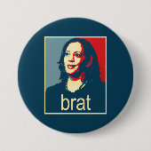 Kamala Harris is knap Ronde Button 7,6 Cm (Voorkant)