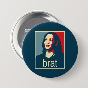 Kamala Harris is knap Ronde Button 7,6 Cm