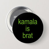 Kamala Harris is knap Ronde Button 7,6 Cm (Voorkant /achterkant)