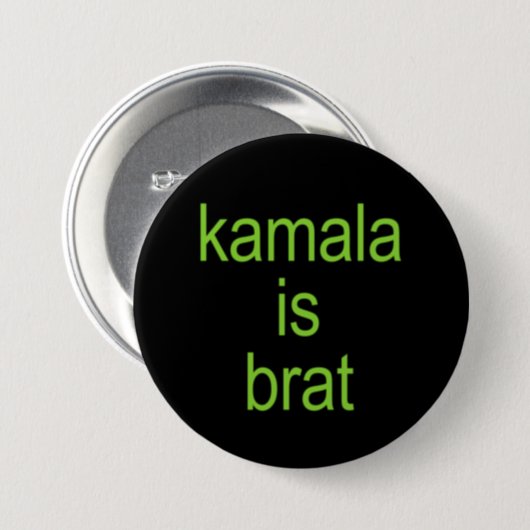 Kamala Harris is knap Ronde Button 7,6 Cm (Voorkant /achterkant)