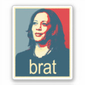Kamala Harris is knap Sticker (Voorkant)