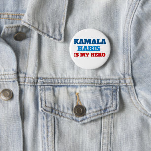 Kamala Harris is mijn Held Politieke Partij Ronde Button 5,7 Cm