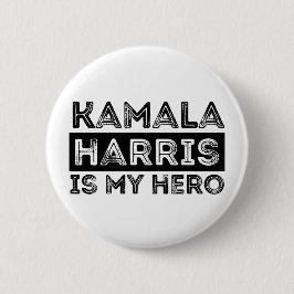 Kamala Harris is mijn held - President 2024 Ronde Button 5,7 Cm