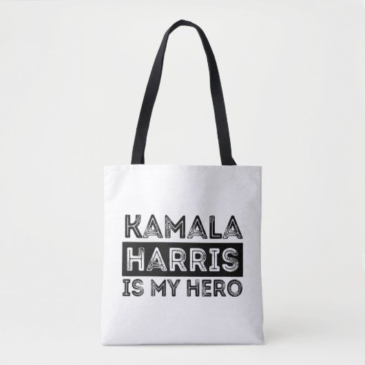 Kamala Harris is mijn held - President 2024 Tote Bag (Voorkant)