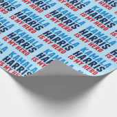 Kamala Harris is Mijn Hero Cadeaupapier (Hoek)