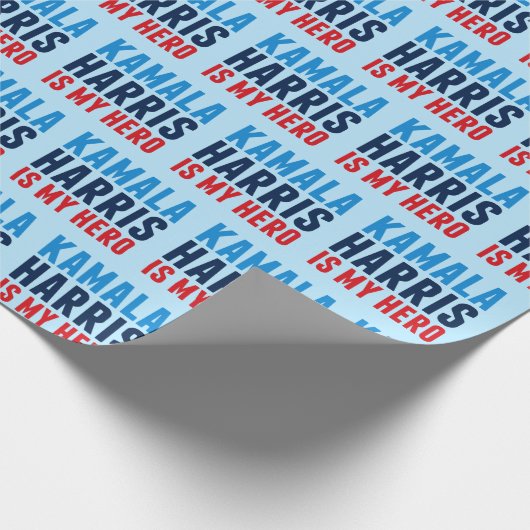 Kamala Harris is Mijn Hero Cadeaupapier (Hoek)