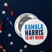 Kamala Harris is Mijn Hero Politiek Ronde Button 5,7 Cm