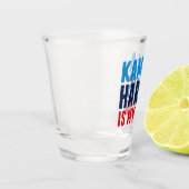 Kamala Harris is Mijn Hero Politiek Shot Glas (Links)