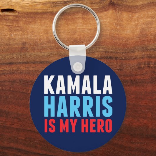 Kamala Harris is Mijn Hero Sleutelhanger (Achterkant)