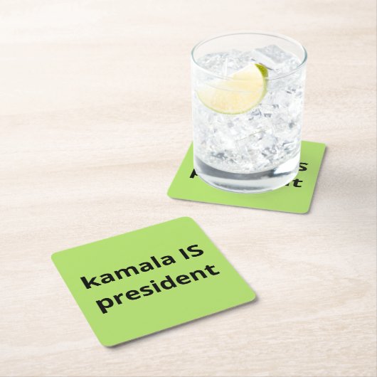 Kamala Harris is President 2024 Kartonnen Onderzetters (Insitu)