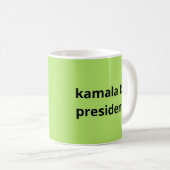 Kamala Harris is President 2024 Koffiemok (Voorkant rechts)