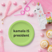 Kamala Harris is President 2024 Papieren Bordje (Feest)