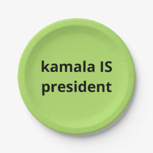 Kamala Harris is President 2024 Papieren Bordje