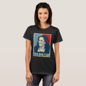 Kamala Harris JA ZE KAN 2024 Verkiezing President T-shirt (Voorkant volledig)