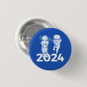 Kamala Harris Josh Shapiro 2024 Ronde Button 3,2 Cm (Voorkant /achterkant)