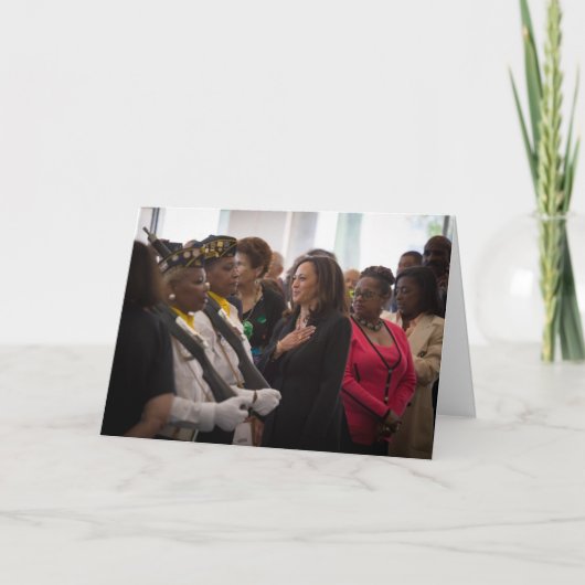 Kamala Harris Kaart (Voorkant)