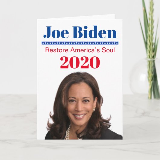 Kamala Harris Kaart (Voorkant)
