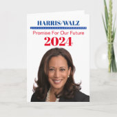 Kamala Harris Kaart (Voorkant)