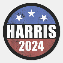 Kamala Harris- Kamala 2024 Amerikaanse vlag Democr Ronde Sticker