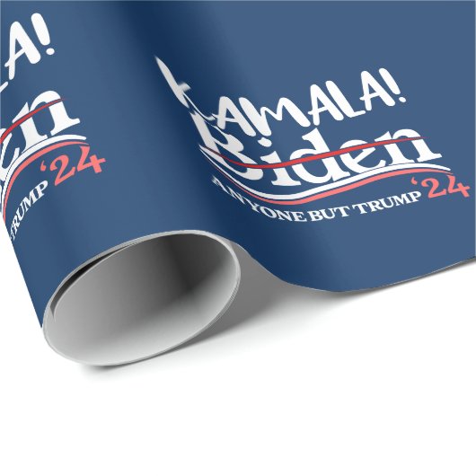 Kamala Harris, Kamala 2024 voor vrouwen, anti-Trum Cadeaupapier (Rol Hoek)