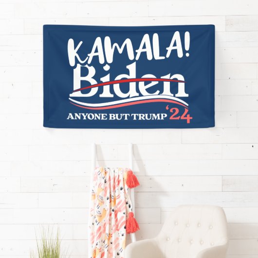 Kamala Harris, Kamala 2024 voor vrouwen, anti-Trum Spandoek (Insitu)