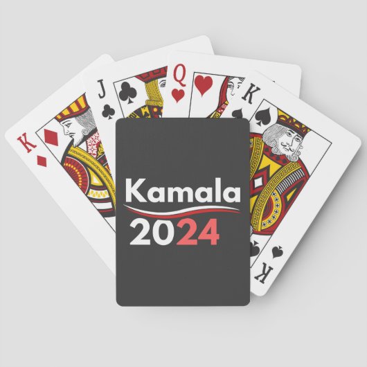 kamala harris, kamala harris, kamala harris 2024 pokerkaarten (Achterkant)