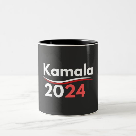 kamala harris, kamala harris, kamala harris 2024 tweekleurige koffiemok (Center)