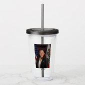 Kamala Harris kandidaat voor President US 2024 Acryl Drinkbeker (Voorkant)