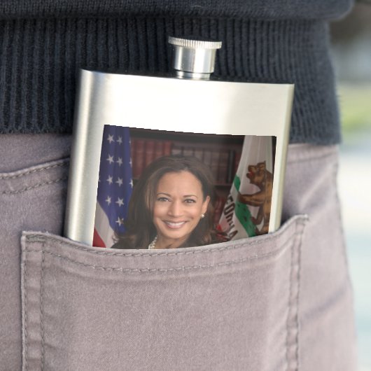 Kamala Harris kandidaat voor President US 2024 Flacon (Voorbeeld)