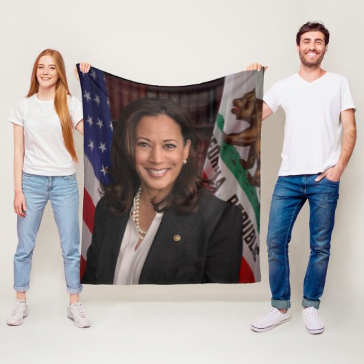Kamala Harris kandidaat voor President US 2024 Fleece Deken (In situ)