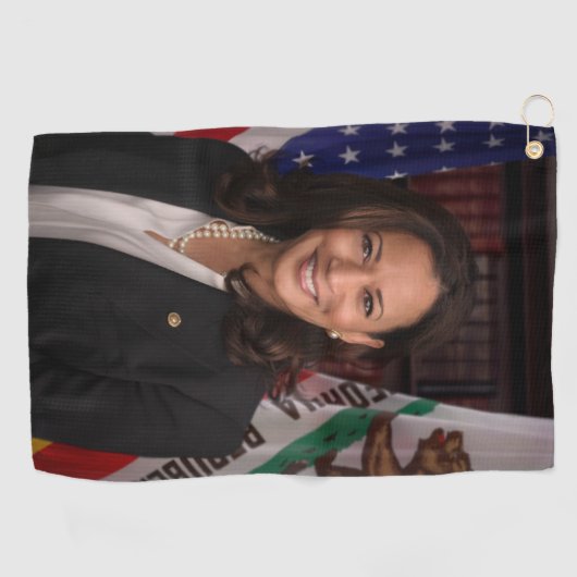 Kamala Harris kandidaat voor President US 2024 Golfhanddoek (Horizontaal)
