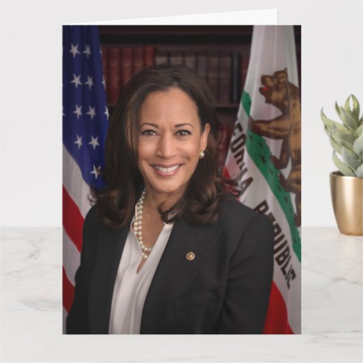 Kamala Harris kandidaat voor President US 2024 Kaart (Kleine Plant)