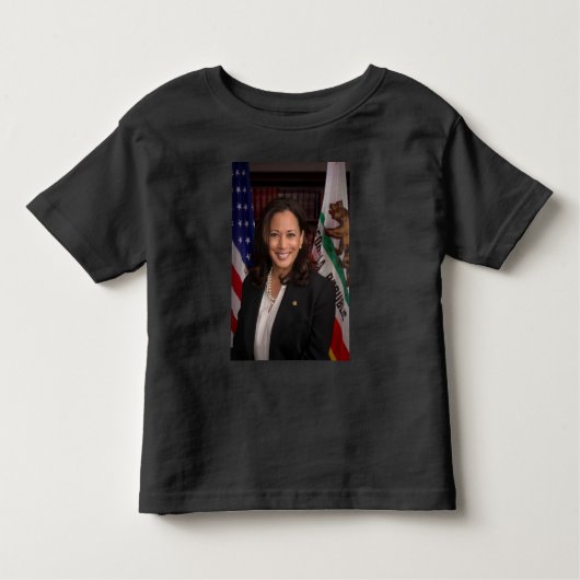 Kamala Harris kandidaat voor President US 2024 Kinder Shirts (Voorkant)