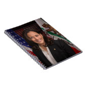 Kamala Harris kandidaat voor President US 2024 Notitieboek (Rechterzijde)