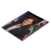 Kamala Harris kandidaat voor President US 2024 Notitieboek (Linkerzijde)