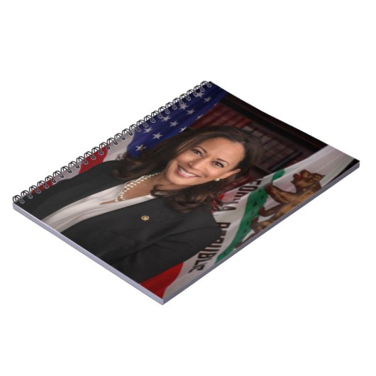 Kamala Harris kandidaat voor President US 2024 Notitieboek (Linkerzijde)