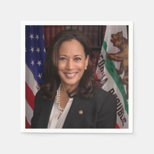 Kamala Harris kandidaat voor President US 2024 Servet (Voorkant)