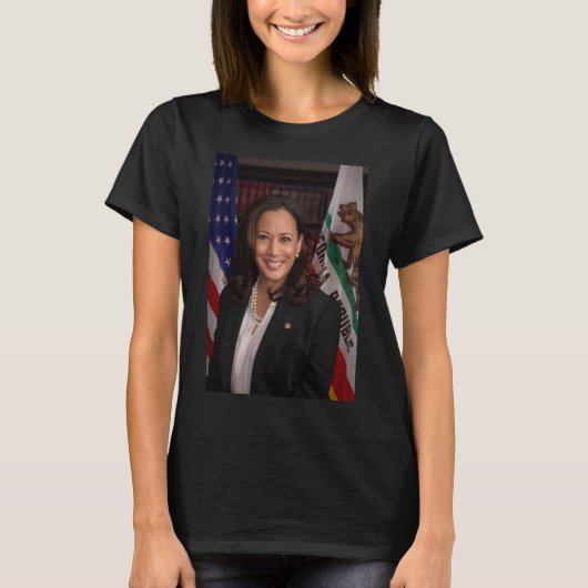 Kamala Harris kandidaat voor President US 2024 T-shirt (Voorkant)