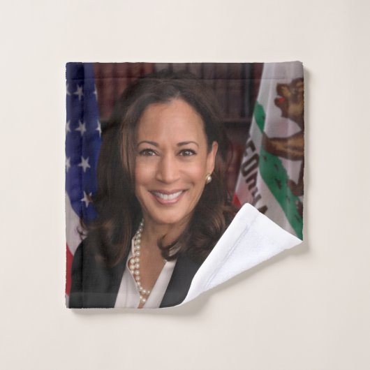 Kamala Harris kandidaat voor President US 2024 Washandje (Wasdoekje)