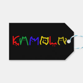 Kamala Harris - Kattenbelettering Cadeaulabel