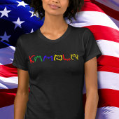 Kamala Harris - Kattenbelettering T-shirt
