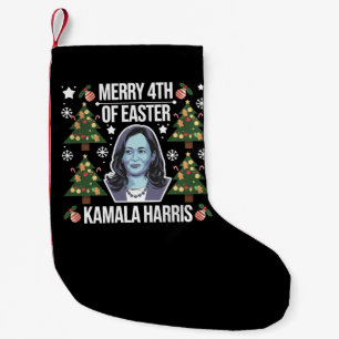 Kamala Harris Kerstman Merry 4e Pasen Kleine Kerstsok