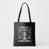 Kamala Harris Kerstman Vrolijk 4e van Pasen Tote Bag (Voorkant)
