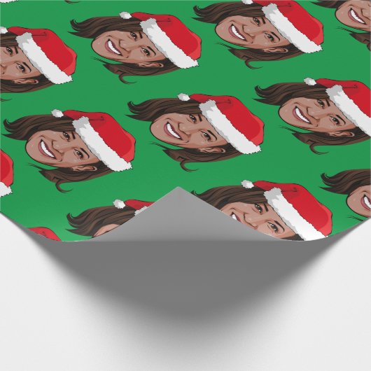 Kamala Harris Kerstmis Cadeaupapier (Hoek)