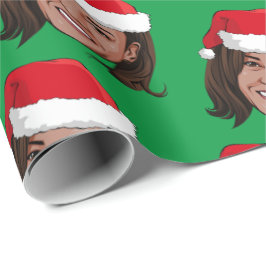 Kamala Harris Kerstmis Cadeaupapier