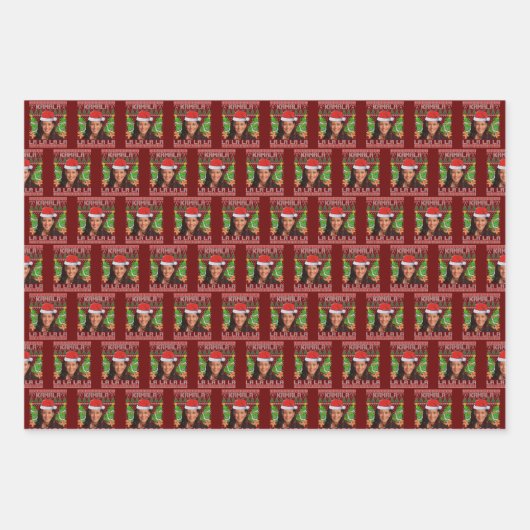 Kamala Harris Kerstmis Inpakpapier Vel (Voorkant 2)