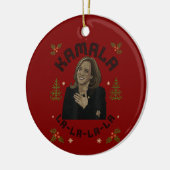 Kamala Harris Kerstmis Keramisch Ornament (Links)